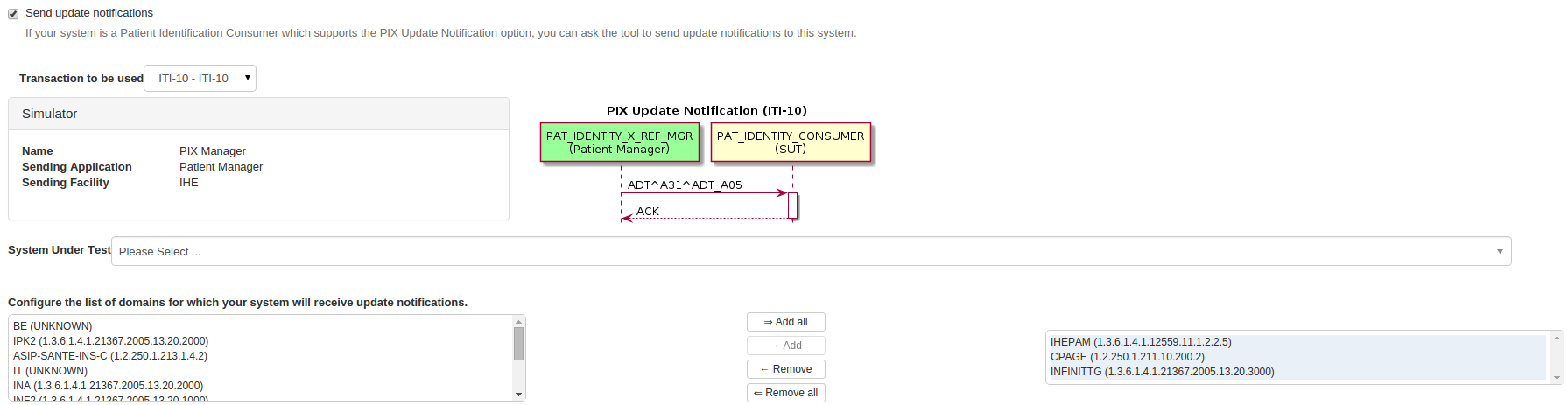 PIX* - Manager - Configure auto update